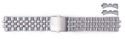 Bracciale in acciaio inossidabile Orient KDDQVSS (per modello CTT0H), argento