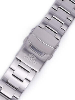 Bracciale in acciaio inossidabile Orient KDEJVSS 24mm (per modello FUNE3), argento