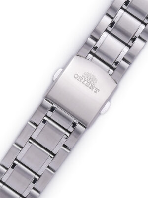Bracciale in acciaio inossidabile Orient KDEQHSS 22mm (per modello FUG1X), argento