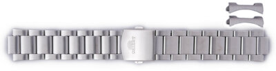 Bracciale in acciaio inossidabile Orient KDFCGSS 22mm (per modello FUNG2), argento