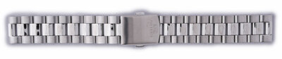 Bracciale in acciaio inossidabile Orient PDDTTSS 18mm (per modello FRL01), argento