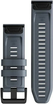 Cinturino in silicone Garmin 26mm (per Garmin Fenix 8/7X/6X (51mm), Tactix ecc.), blu V4, QuickFit, 010-13117-05