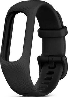 Cinturino Garmin Vívosmart 5, in silicone, nero, taglia S/M