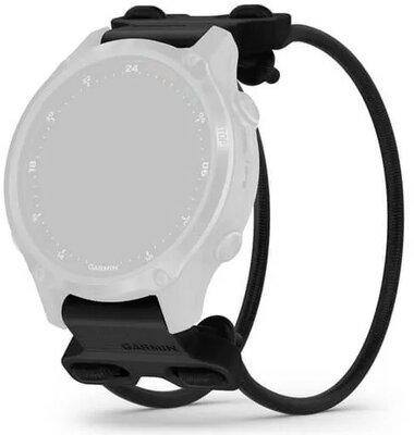 Cinturino in silicone Garmin 20mm Bungee Mount (per Garmin Fenix 8/7S/6S (43mm), ecc.), nero, QuickFit, 010-13249-00