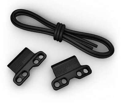 Cinturino in silicone Garmin 22mm Bungee Mount(per Garmin Fenix 8/7/6 (47mm), Epix 2 ecc.), nero, QuickFit, 010-13249-01