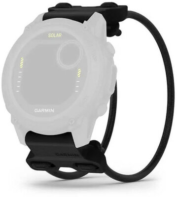 Cinturino in silicone Garmin 22mm Bungee Mount(per Garmin Fenix 8/7/6 (47mm), Epix 2 ecc.), nero, QuickFit, 010-13249-01