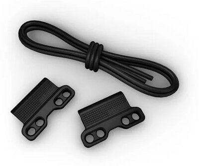 Cinturino in silicone Garmin 26mm Bungee Mount (per Garmin Fenix 8/7X/6X (51mm), Tactix ecc.), nero, QuickFit, 010-13249-02