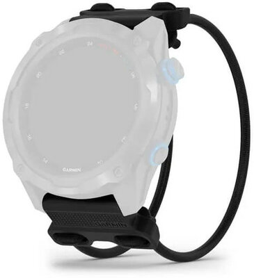 Cinturino in silicone Garmin 26mm Bungee Mount (per Garmin Fenix 8/7X/6X (51mm), Tactix ecc.), nero, QuickFit, 010-13249-02