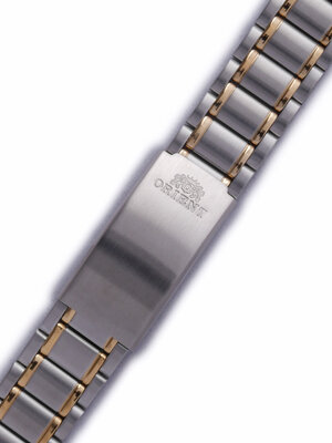 Bracciale in acciaio inossidabile Orient KCDQBS0 20mm (per modello FEU00), bicolore