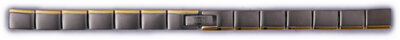 Bracciale in titanio Orient ADBWJTZ (per modello CUBLS), bicolore