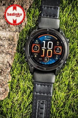 cinturino in nylon Ricardo Pozza 26mm, Black, QuickFit