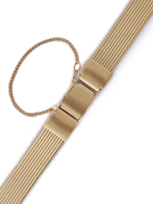 Bracciale in acciaio inossidabile Orient NCDYSGG, oro