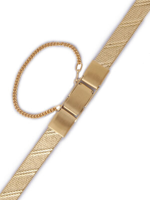 Bracciale in acciaio inossidabile Orient NCDZVGG, oro