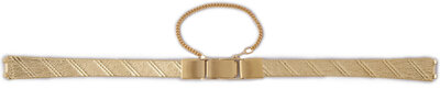 Bracciale in acciaio inossidabile Orient NCDZVGG, oro
