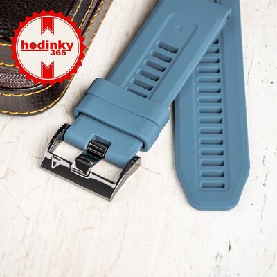 cinturino in silicone Ricardo San Martino 26mm, Blue, QuickFit