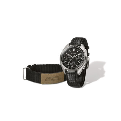Bulova Lunar Pilot Quartz Chronograph 96B251 Edizione Speciale (+ cinturino di ricambio)