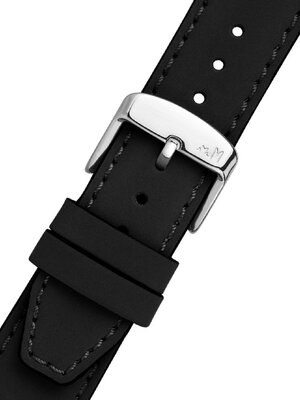 Cinturino nero in pelle Morellato Square 5672D73.019 M