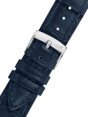 Cinturino in pelle Morellato Tiglio 5673D74.062 M, blu, ecopelle