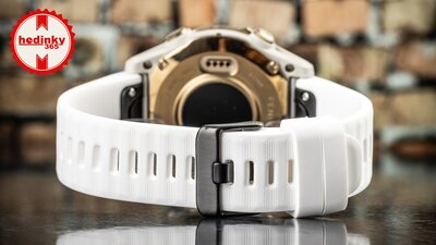 Cinturino in silicone Ricardo Livigno 20mm, White, QuickFit