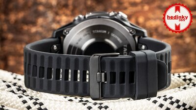 cinturino in silicone Ricardo Livigno 22mm, Black, QuickFit