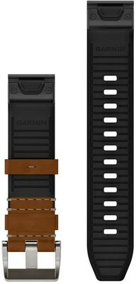 Cinturino in pelle Garmin 22mm (per Garmin Fenix 8/7/6 (47mm), Epix 2 ecc.), marrone V3, QuickFit, 010-13225-08