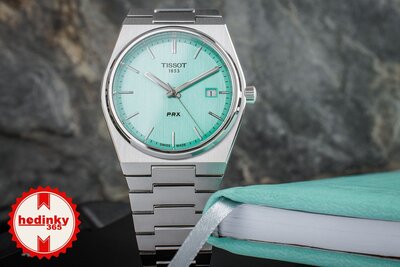 Tissot PRX Quartz T137.410.11.091.01 (nel colore Tiffany Blue)
