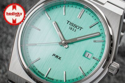 Tissot PRX Quartz T137.410.11.091.01 (nel colore Tiffany Blue)