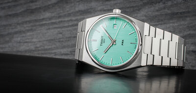Tissot PRX Quartz T137.410.11.091.01 (nel colore Tiffany Blue)