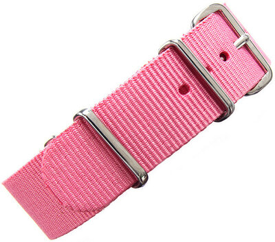 Cinturino Ricardo Nato, nylon, rosa chiaro