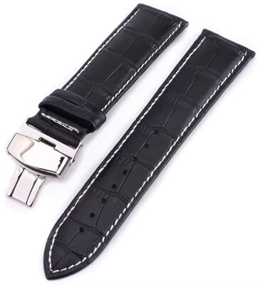 cinturino in pelle Ricardo Cortona, nero, Quick Release