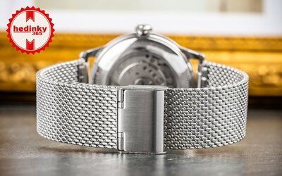 bracciale in acciaio inossidabile Ricardo Segalari, argento, a maglia milanese