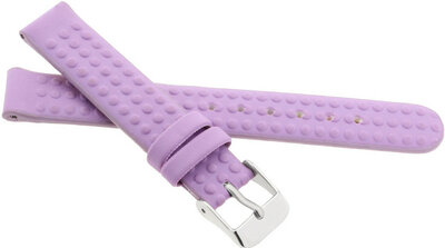 Cinturino in silicone per bambini, viola, di fantasia, fibbia argento