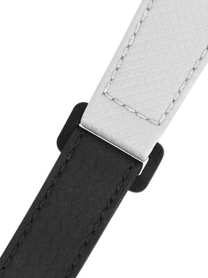 Cinturino in tessuto Morellato Grip 5762D83.017 M, bianco, materiale riciclato