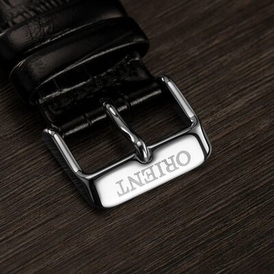 Cinturino in pelle Orient UDEVNSB 21mm (per i modelli AC00 Versione 1 e 2), nero