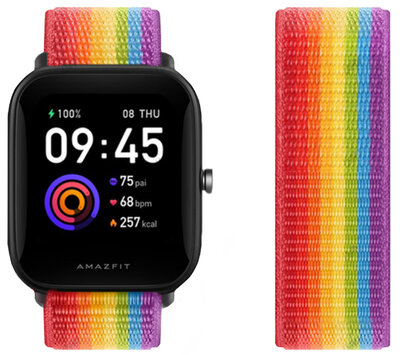 Cinturino QuickRelease 20mm, nylon, arcobaleno