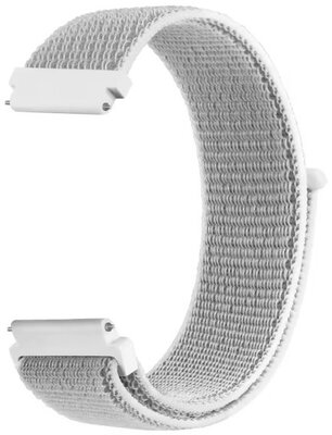 Cinturino in nylon Ricardo 20mm, bianco, Quick Release