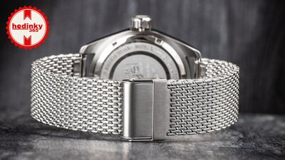 bracciale in acciaio inossidabile Ricardo Milano, argento, a maglia milanese