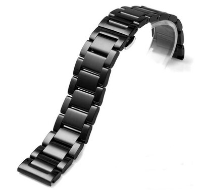bracciale in acciaio inossidabile Ricardo Paderna, nero