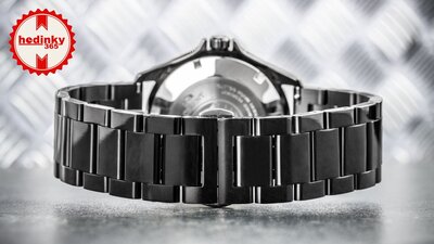 bracciale in acciaio inossidabile Ricardo Paderna, nero