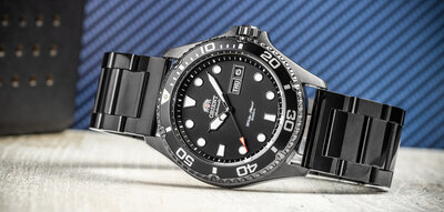 Bracciale in acciaio Ricardo Siena, nero, + accorciatore