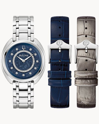 Bulova Classic Duality 96X160 (+ 2x cinturino di ricambio)