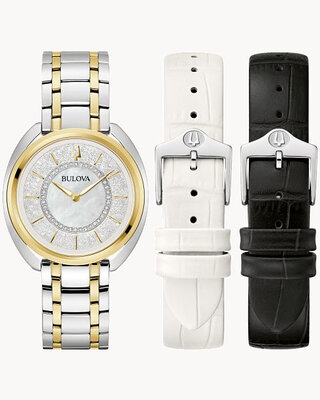 Bulova Classic Duality 98X134 (+ 2x cinturino di ricambio)
