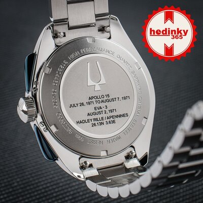 Bulova Lunar Pilot Quartz Chronograph 98K112 (+ cinturino di ricambio)