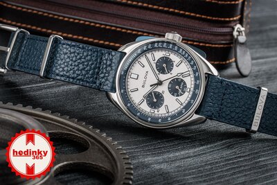 Bulova Lunar Pilot Quartz Chronograph 98K112 (+ cinturino di ricambio)