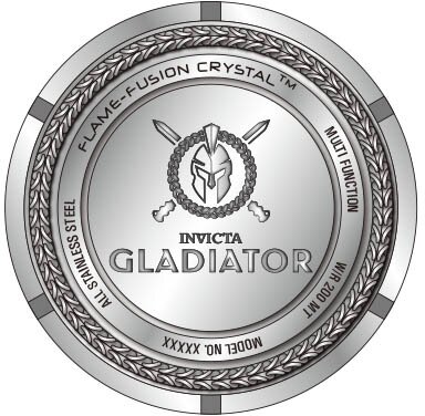 Invicta Gladiator Quartz 43mm 41123 (138 diamanti)
