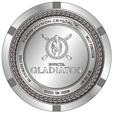 Invicta Gladiator Quartz 43mm 42232 (258 diamanti)