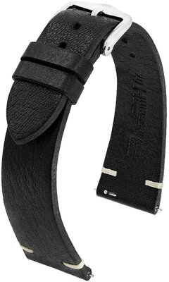 Cinturino nero in pelle Hirsch Bagnore L 05502050-2 (Pelle di vitello)