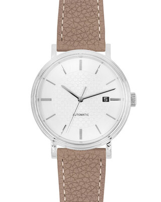 Cinturino in pelle Hirsch Bologna M 01802137-1, marrone, vitello, lunghezza M, Quick Release