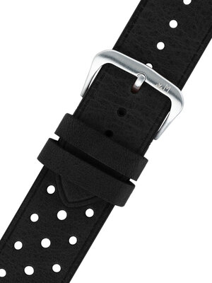Cinturino in pelle Morellato 5807B71.019 M, nero, materiale riciclato