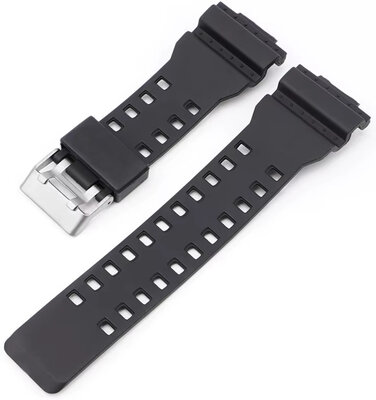 Cinturino di plastica Ricardo 16mm (pro Casio G-Shock GA-100, GA-110, GD-120, GLS-100), nero V1